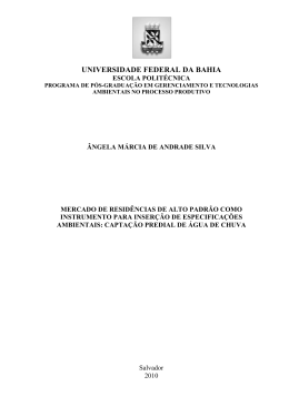 UNIVERSIDADE FEDERAL DA BAHIA