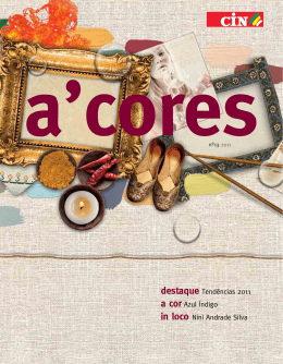 destaque Tend&ecirc;ncias 2011 a cor Azul &Iacute;ndigo in loco Nini