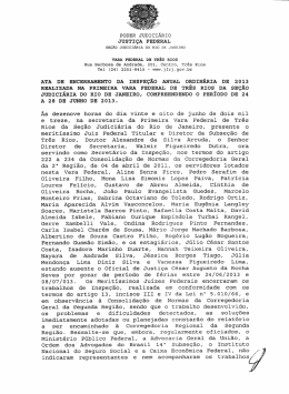 Ata de encerramento - Tribunal Regional Federal da 2ª Região