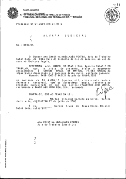 , ALVAR&Aacute; JUDICIAL