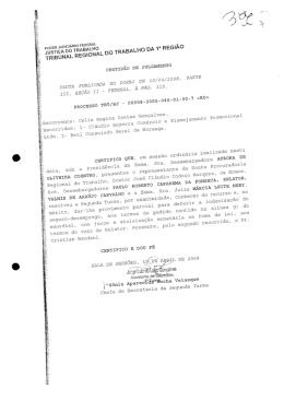Rsem&Atilde;o - Acad&ecirc;mico de Direito da FGV
