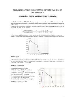 resolução da prova de matemática do vestibular 2013 da unicamp