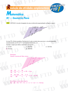61 quest&otilde;es de Geometria Plana