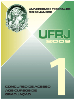 Prova UFRJ - 2009 - 1o Dia
