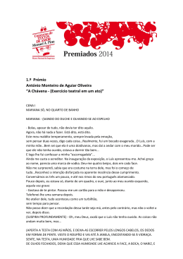1.&ordm; Pr&eacute;mio Ant&oacute;nio Monteiro de Aguiar Oliveira
