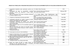 ARQUIVO DE TRABALHOS E PESQUISAS