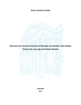 Estrutura de Concreto Armado em Situa&ccedil;&atilde;o de Inc&ecirc;ndio
