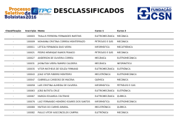 DESCLASSIFICADOS