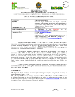 EDITAL DO PREG&Atilde;O ELETR&Ocirc;NICO N&ordm; 35/2014 23494.000043