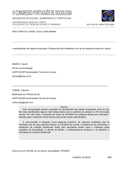 &Aacute;REA TEM&Aacute;TICA: Sa&uacute;de, Corpo e Sexualidade A