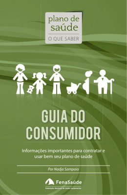 GUIA DO CONSUMIDOR - Plano de Sa&uacute;de