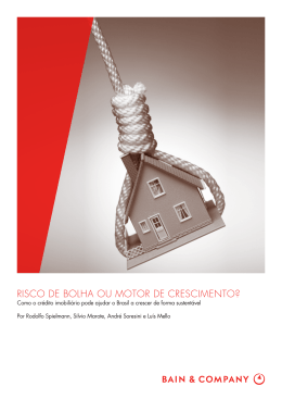 risco de bolha ou motor de crescimento?