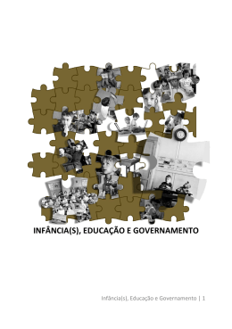 INF&Acirc;NCIA(S), EDUCA&Ccedil;&Atilde;O E GOVERNAMENTO - SaberCom