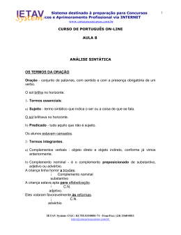 INTERPRETA&Ccedil;&Atilde;O DE TEXTO