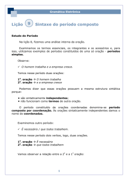 Sintaxe