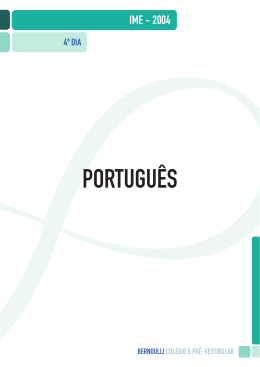 PORTUGU&Ecirc;S - Bernoulli Resolve