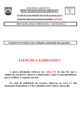 prova cesd 2009