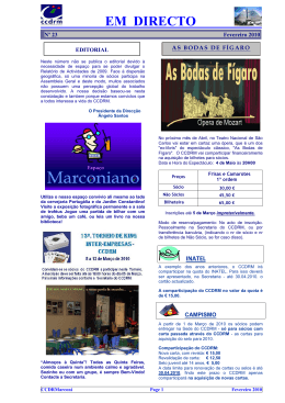 em directo - ccdr marconi