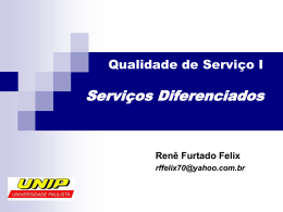 servi&ccedil;os diferenciados
