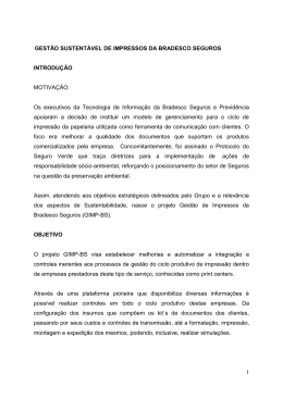 Gest&atilde;o sustent&aacute;vel de impressos