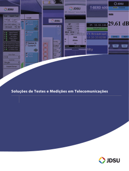 Soluções de Testes e Medições em Telecomunicações (pt)