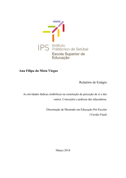 Ana Filipa da Mota Viegas Relat&oacute;rio de Est&aacute;gio