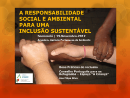 Ana Filipa Silva - Agência Portuguesa do Ambiente