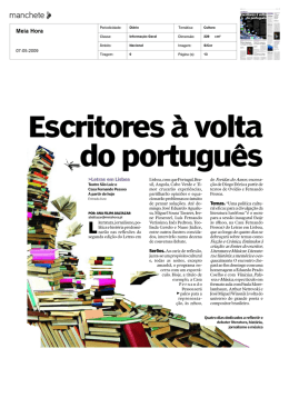 Ana Filipa Baltazar in Meia Hora, 07 Maio 2009"Escritores &agrave; volta do