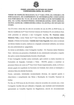 9ª Vara da Cível da Comarca de Fortaleza (Proc. nº