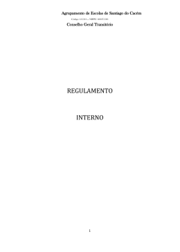 AGRUPAMENTO DE ESCOLAS N&ordm;1 DE SANTIAGO DO CAC&Eacute;M