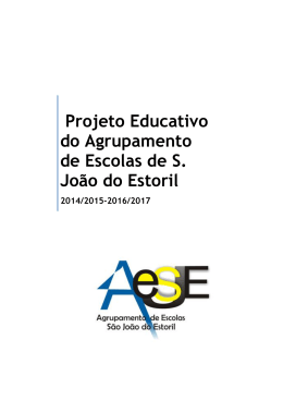 Projeto Educativo do Agrupamento de Escolas de S. João do Estoril