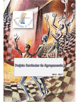 Projeto Curricular do Agrupamento de Escolas Vieira de