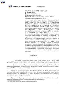 GRUPO II &ndash; CLASSE VII &ndash; PLEN&Aacute;RIO TC 009.647/2009