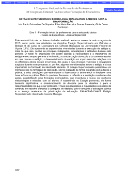 II Congresso Nacional de Forma&ccedil;&atilde;o de Professores XII Congresso