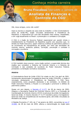 Analista de Finan&ccedil;as e Controle