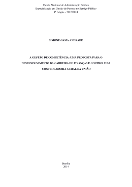 Escola Nacional de Administra&ccedil;&atilde;o P&uacute;blica Especializa&ccedil;&atilde;o