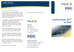 Implementação SAP® no Brasil