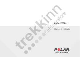 Polar FT60 Manual do utilizador