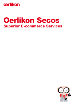 Português - Oerlikon SECOS