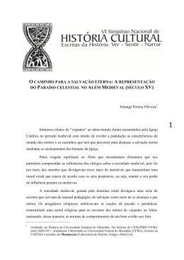 a representa&ccedil;&atilde;o do para&iacute;so celestial no al&eacute;m medieval (s&eacute;culo xv)