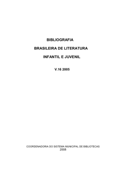 bibliografia brasileira de literatura infantil e juvenil
