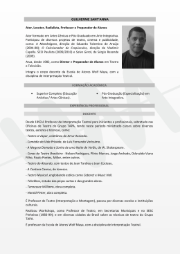 + saiba mais - Escola de Atores Wolfmaya