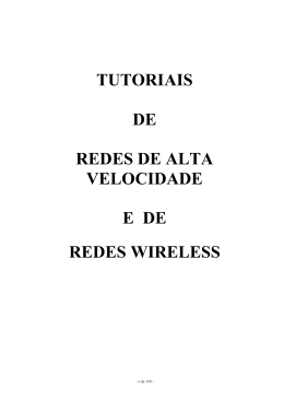 tutoriais de redes de alta velocidade e de redes wireless