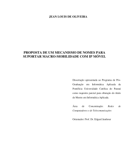 proposta de um mecanismo de nomes para suportar