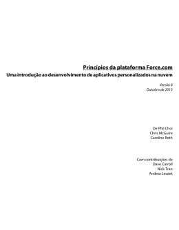 Princ&iacute;pios da plataforma Force.com