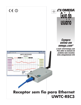 Receptor sem fio para Ethernet UWTC-REC3