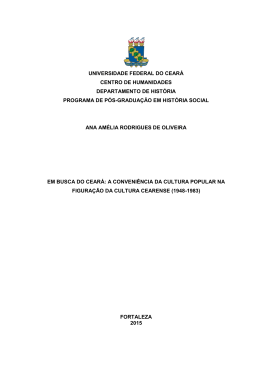 universidade federal do ceará centro de humanidades