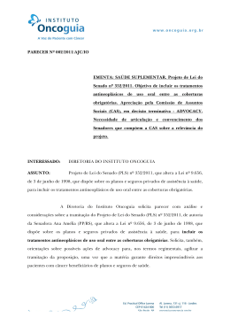002-2011 - PLS 352-11 - estrat&eacute;gias de advocacy