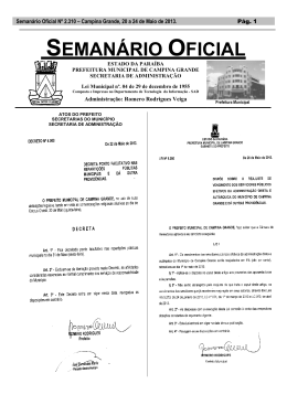 SEMAN&Aacute;RIO EMAN&Aacute;RIO OFICIAL FICIAL