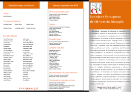 Flyer Informativo da SPCE